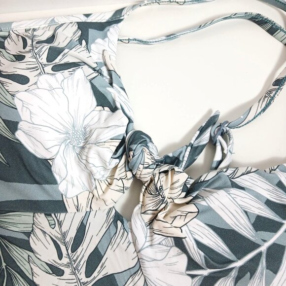 Anthropologie Seafolly Cabana Tie-Front One-Piece Swimsuit - Picture 7 of 13